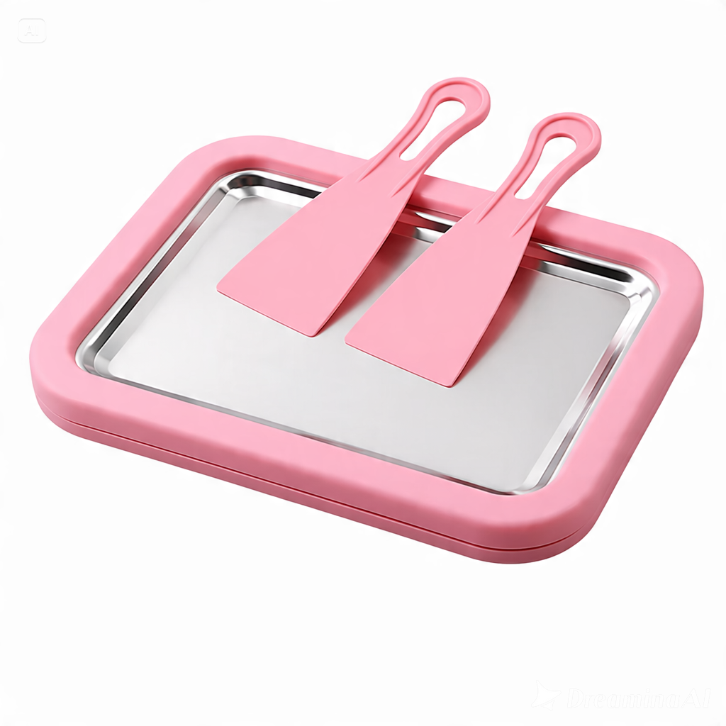 plancha de hielo para hacer helados