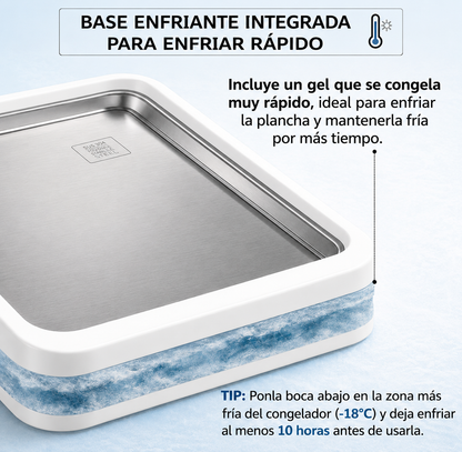 plancha de hielo para hacer helados